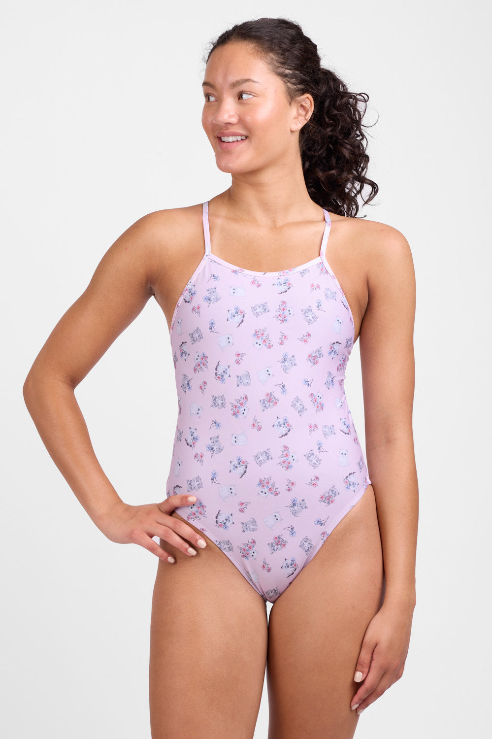 Julian One Piece Swimsuit - Kittens