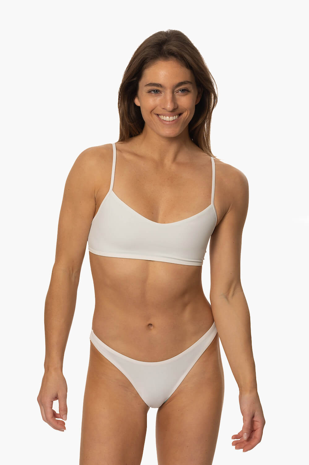 Kelia Bikini Bottom - White