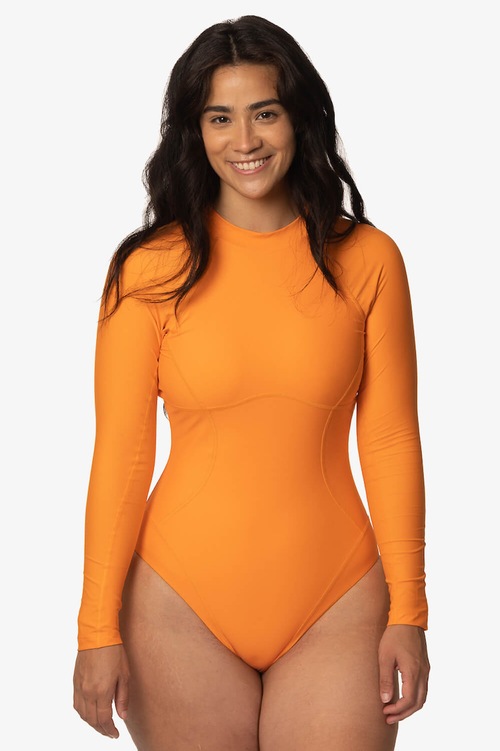 Elizabeth Zip-Up Surf Suit - Volcano