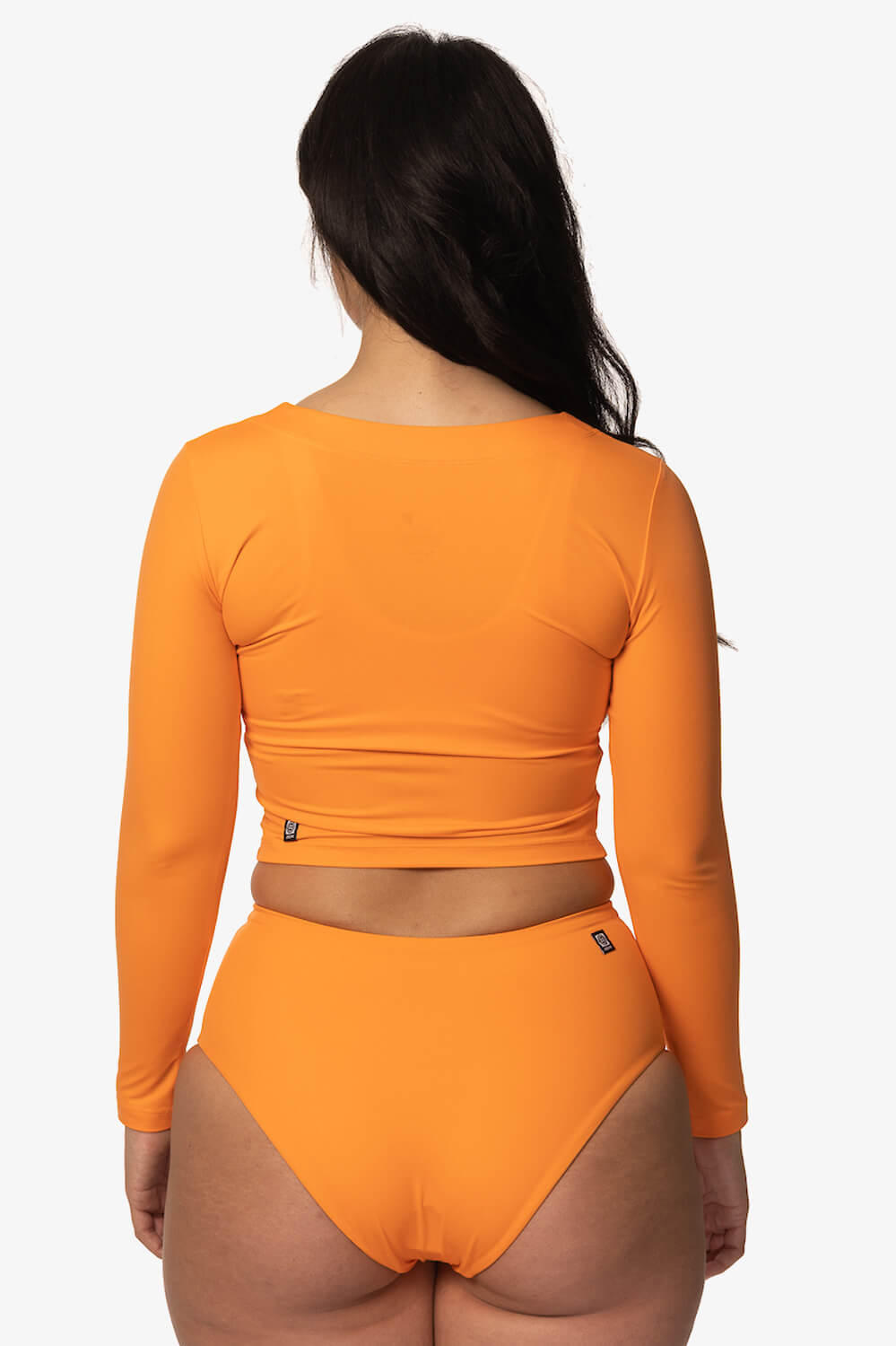 Freya Long Sleeved Crop Rashie - Volcano