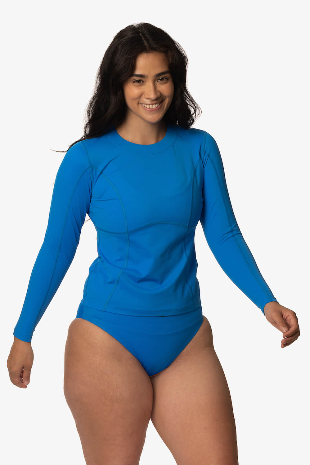 Hera Long Sleeved Rashie - Sapphire