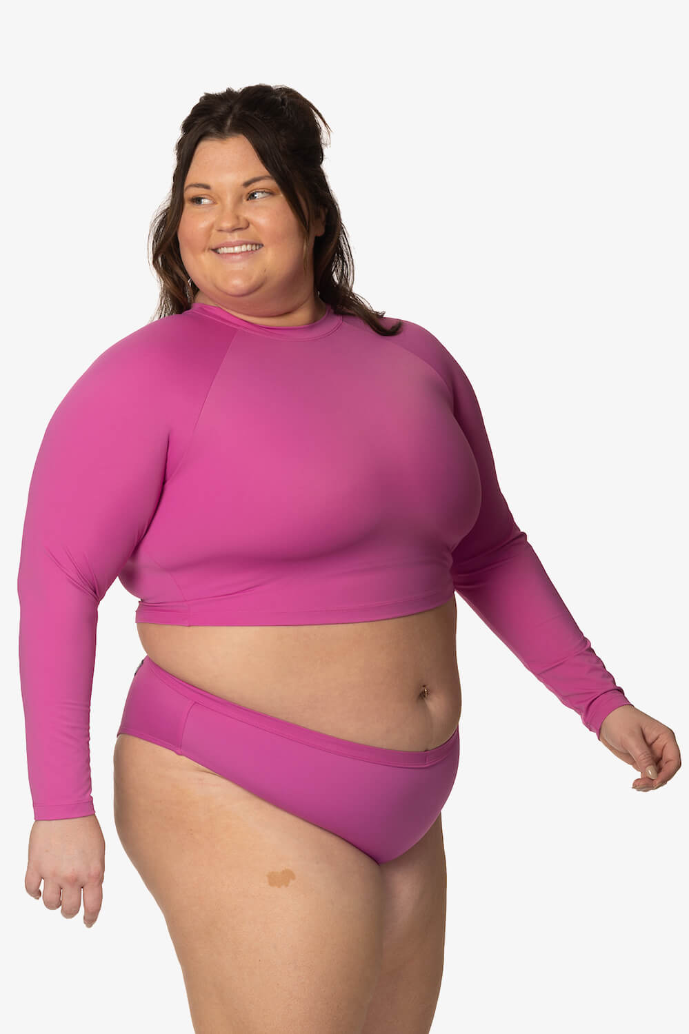 Moana Long Sleeved Crop Rashie - Leucadia