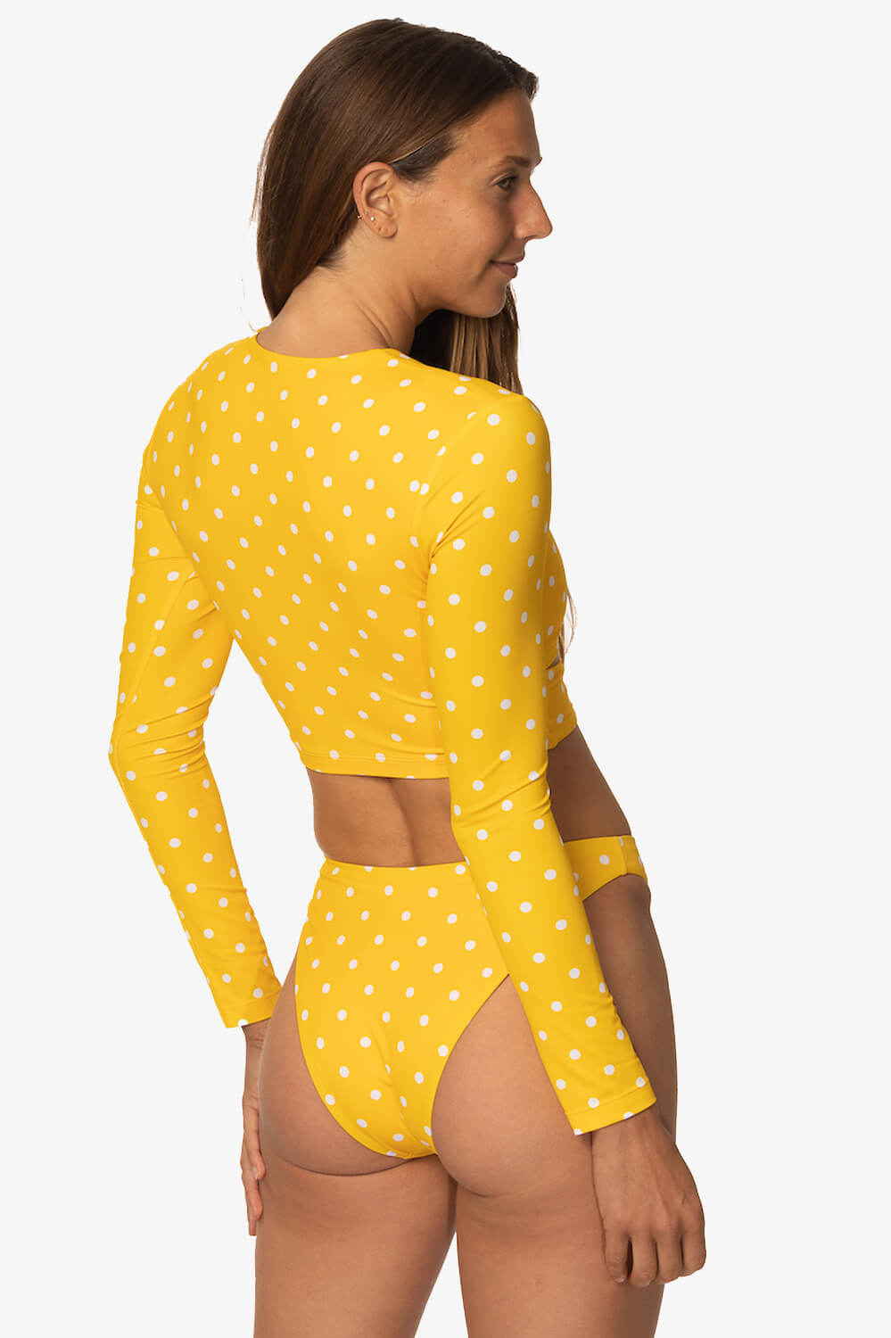 Taranaki Long Sleeved Crop Cut-Out Rashie - Itsy Bitsy