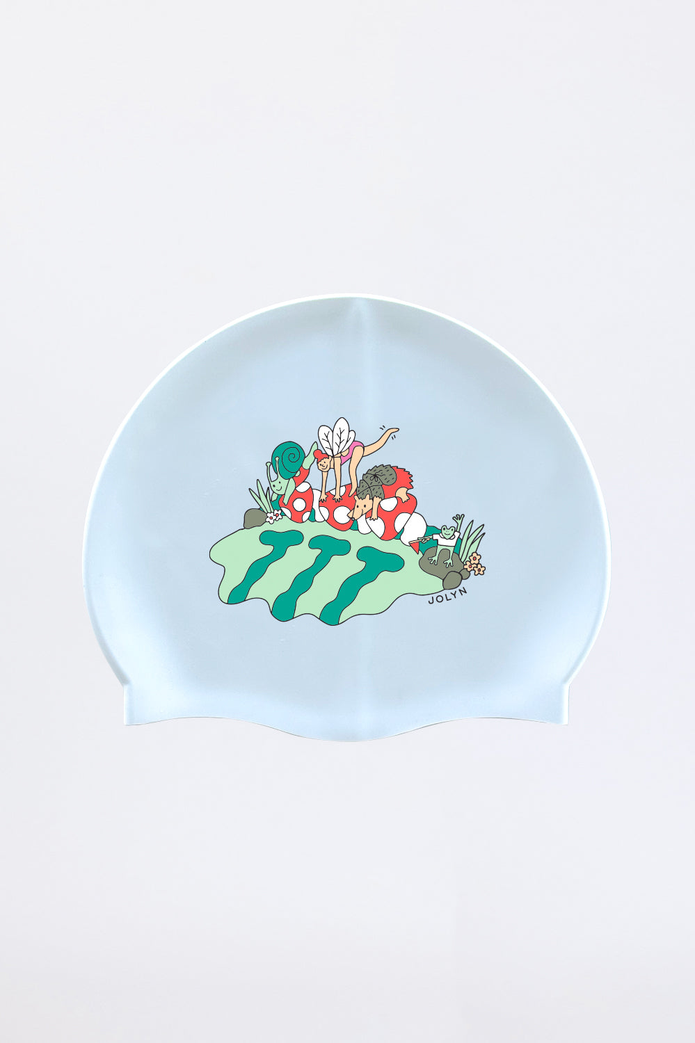 Silicone Swim Cap - Fairy Dive