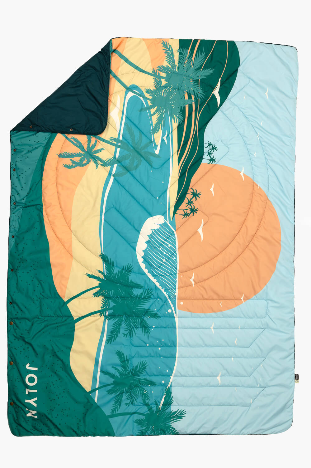  Voited Travel Blanket - Beach Life