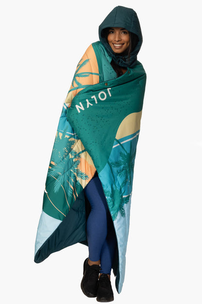  Voited Travel Blanket - Beach Life