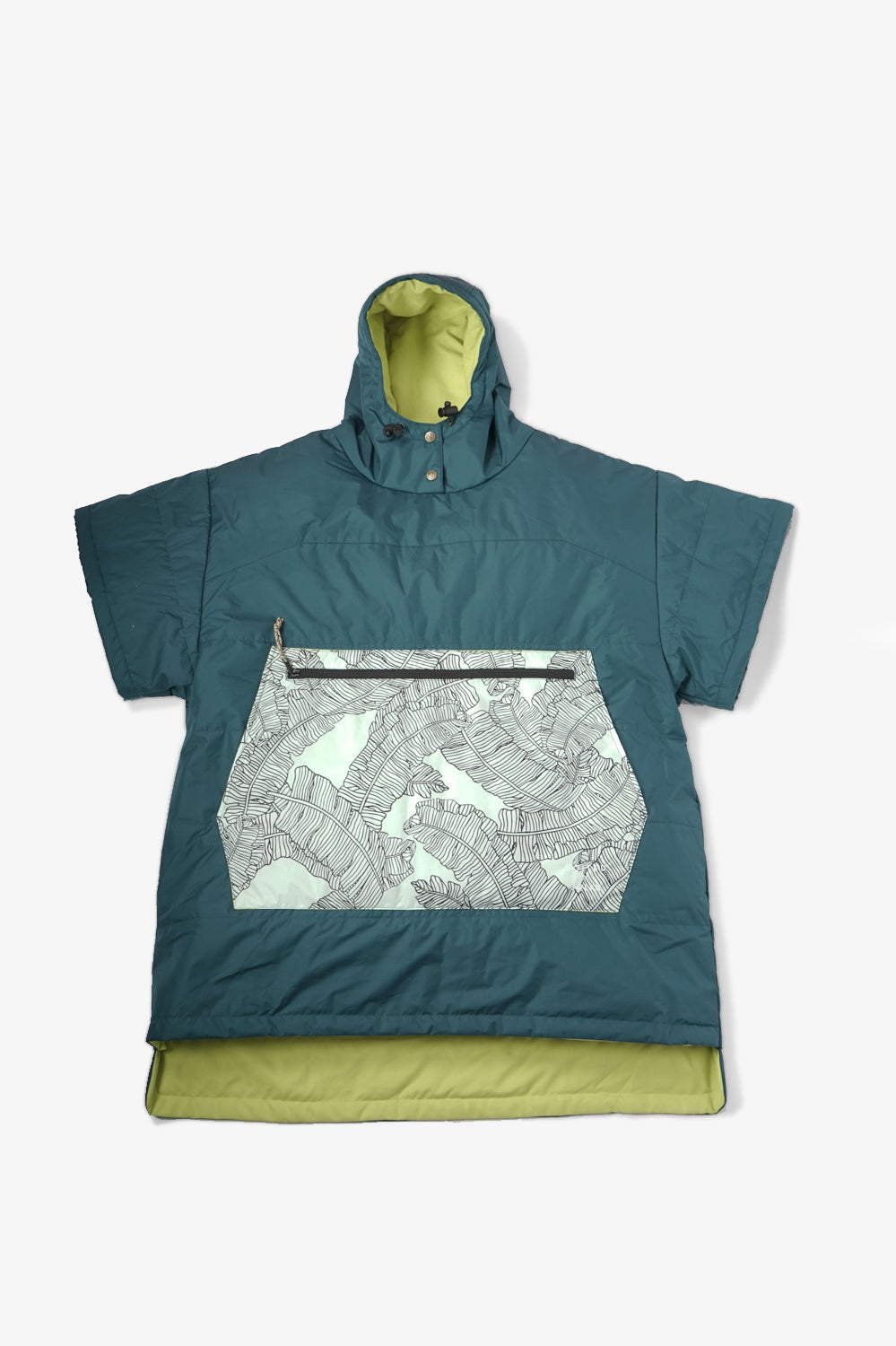  Voited Poncho - Deep Teal