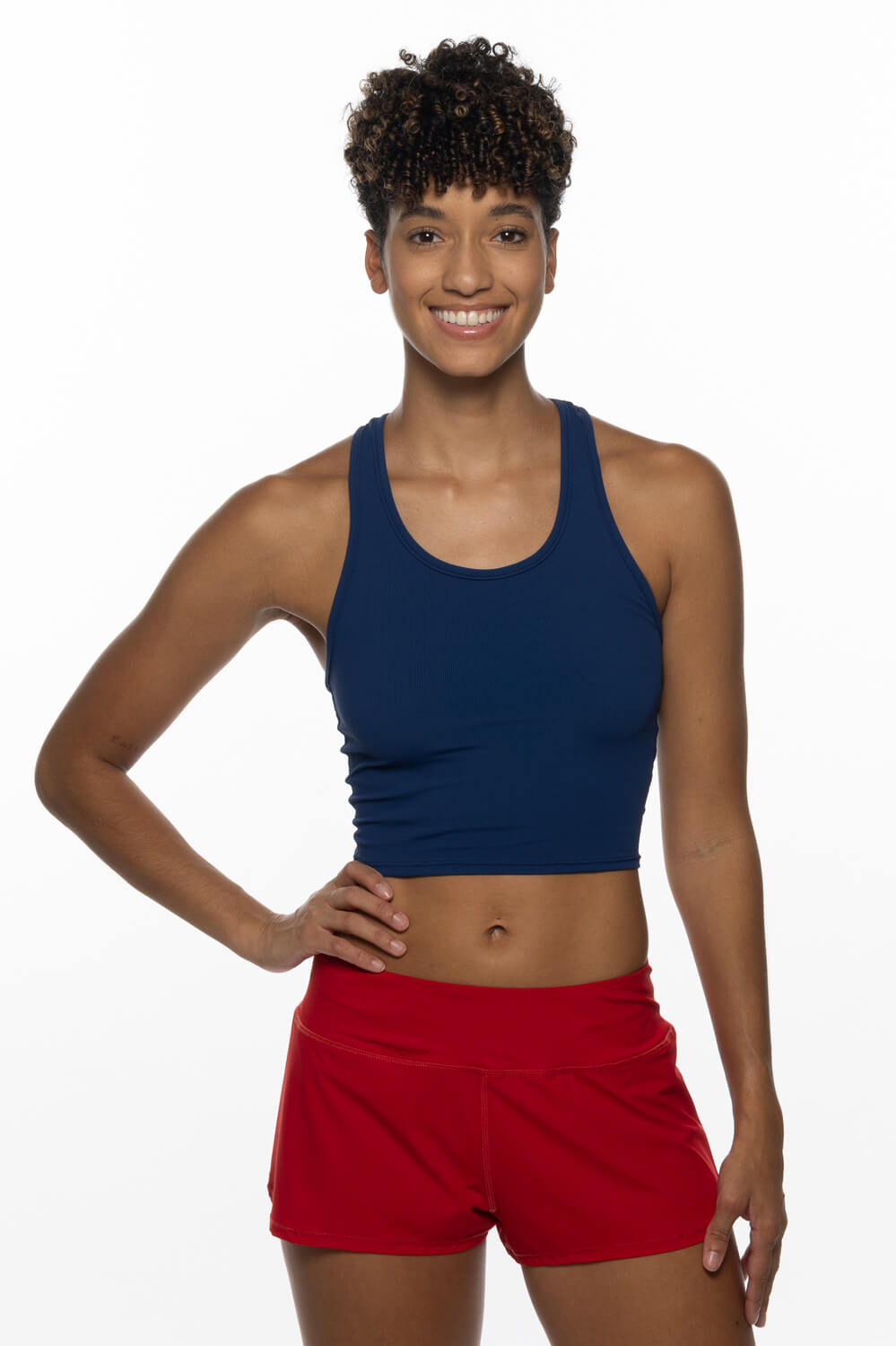  Poppy Run Short - Red