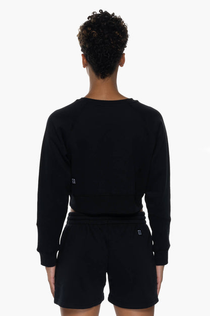  Dezi Fleece Long Short - Black