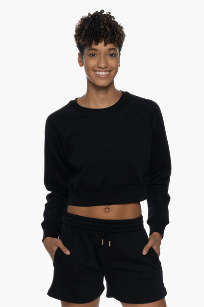  Dezi Fleece Long Short - Black