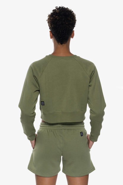  Dezi Fleece Long Short - Moss