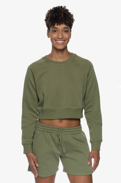  Dezi Fleece Long Short - Moss