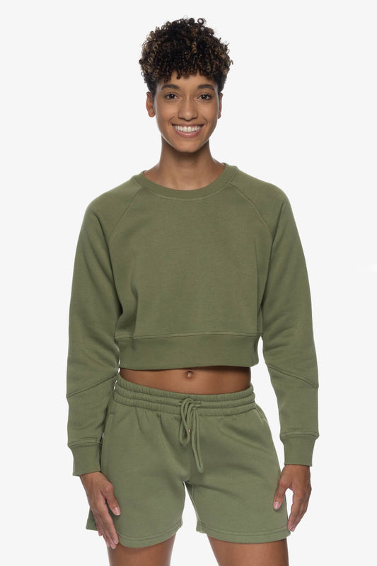  Dezi Fleece Long Short - Moss