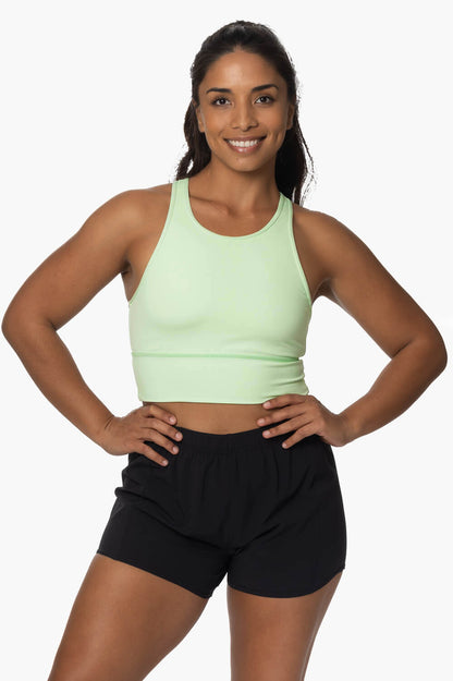  Janie High Waisted Run Short - Black