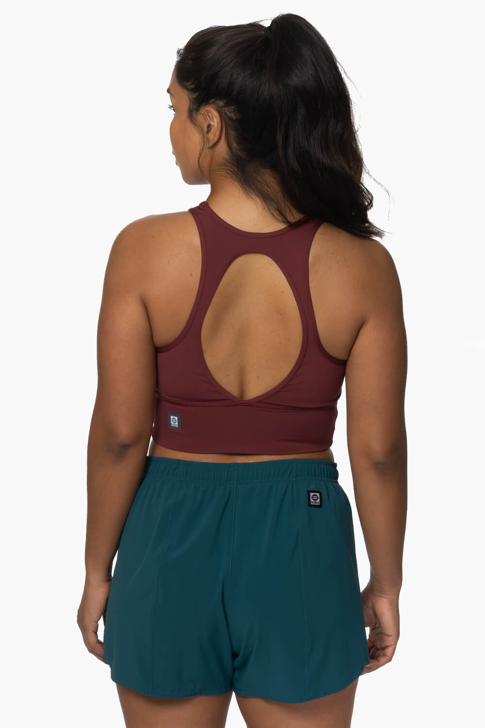  Janie High Waisted Run Short - Peacock