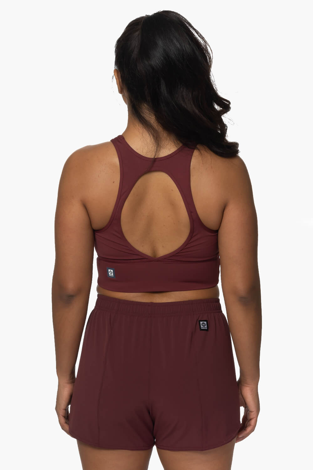  Janie High Waisted Run Short - Port