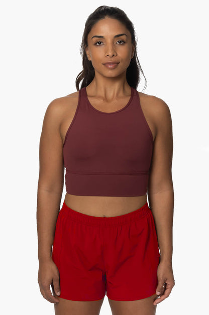  Janie High Waisted Run Short - Red