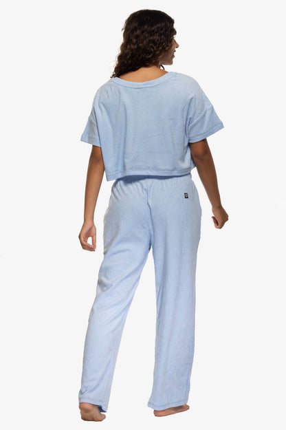  Kayla Terry Cloth Sweatpant - Sky