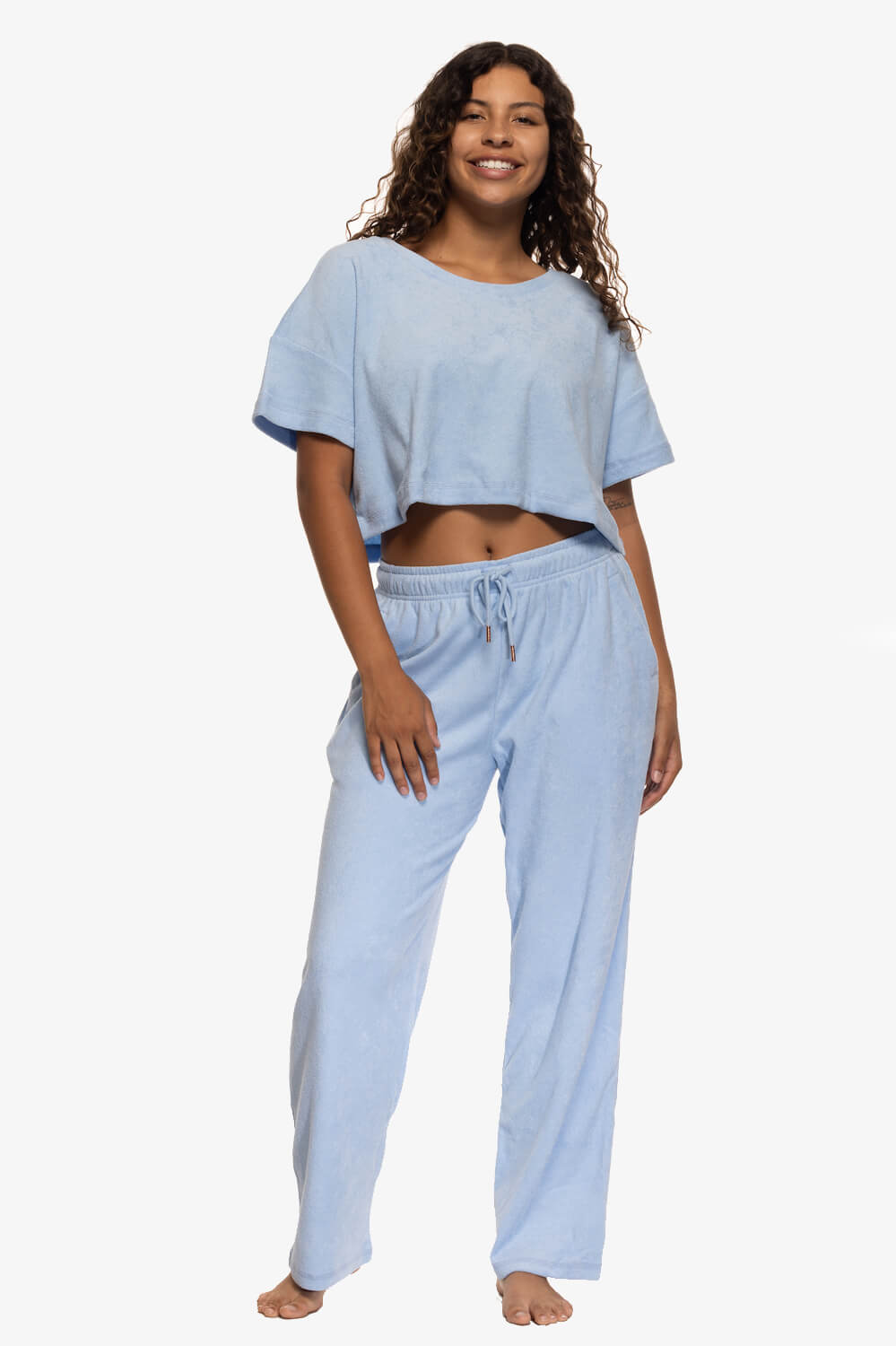  Kayla Terry Cloth Sweatpant - Sky