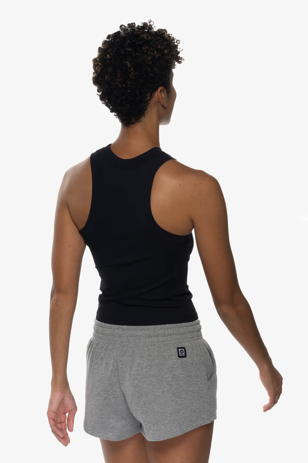  Mai Fleece Short - Heather Grey