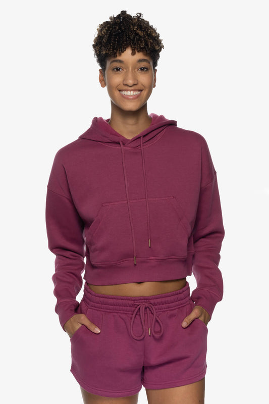  Mai Fleece Short - Plum
