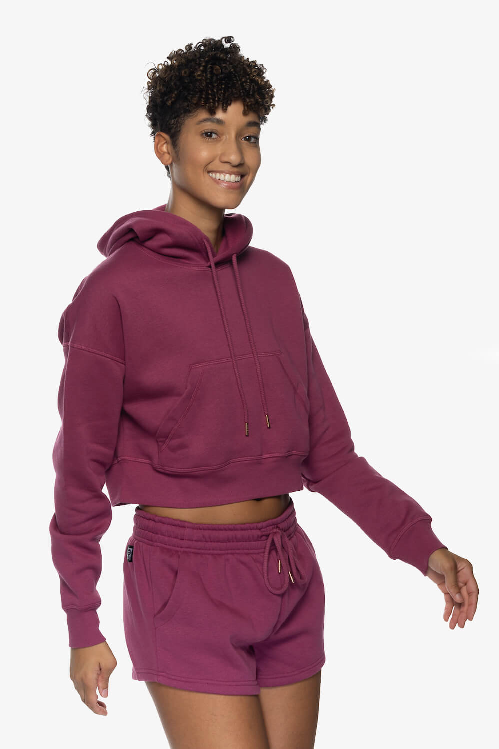  Mai Fleece Short - Plum