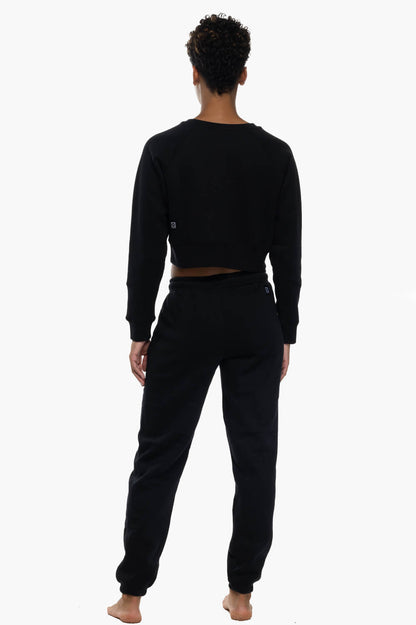  Sasha Fleece Sweatpants - Black