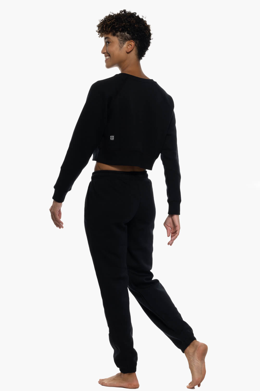  Sasha Fleece Sweatpants - Black