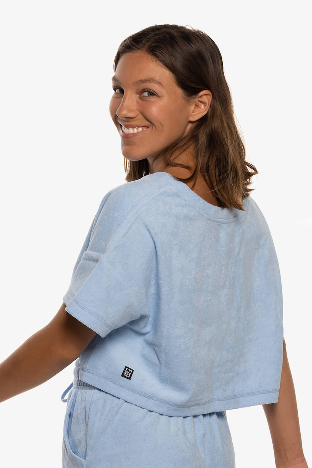  Blaire Terry Cloth Tee - Sky