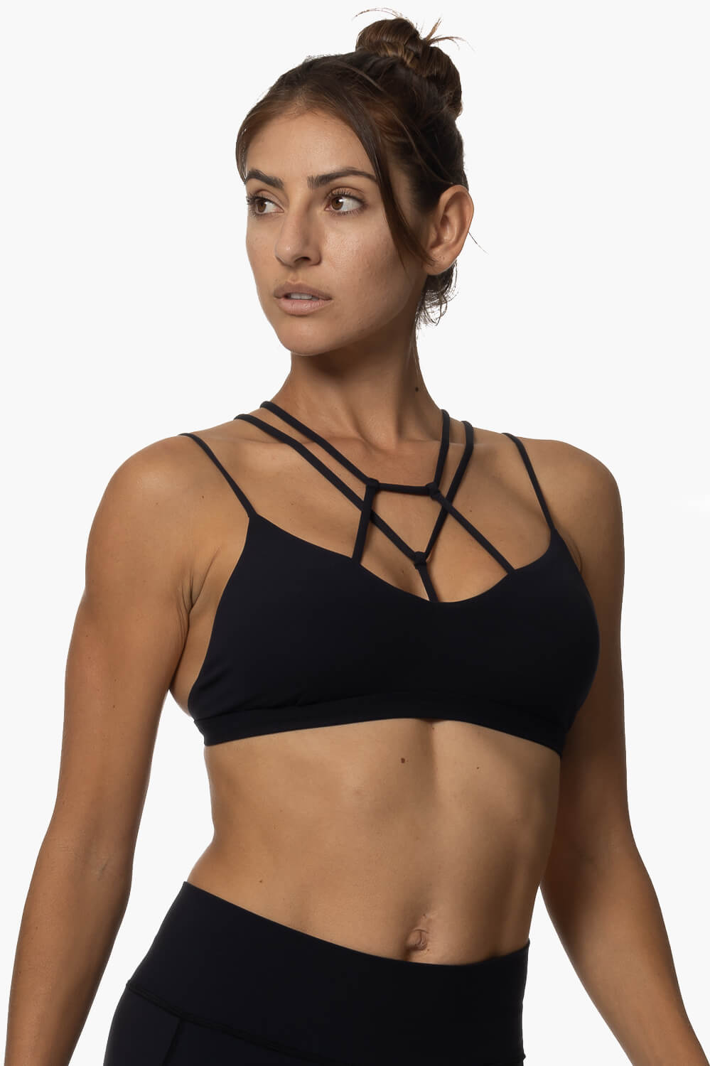  Calicoan Lace Sports Bra - Black