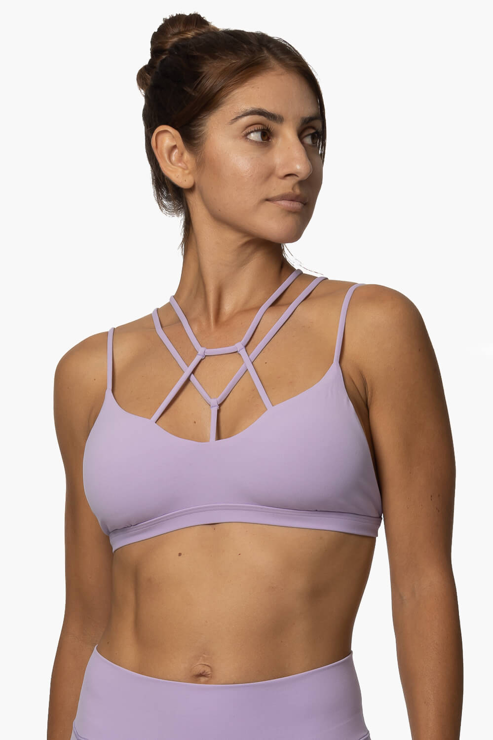 Calicoan Lace Sports Bra - Taro