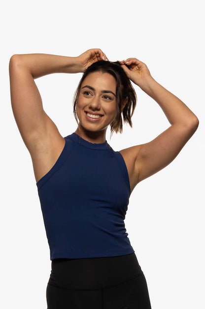  Dalia Basic Top - Midnight Blue