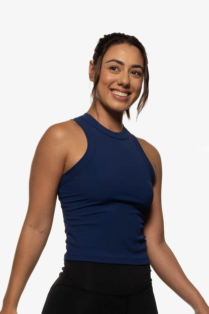  Dalia Basic Top - Midnight Blue