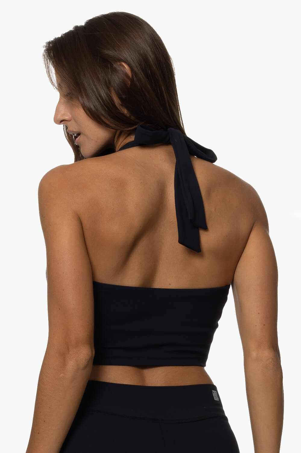  Honolua Halter Sports Bra - Black