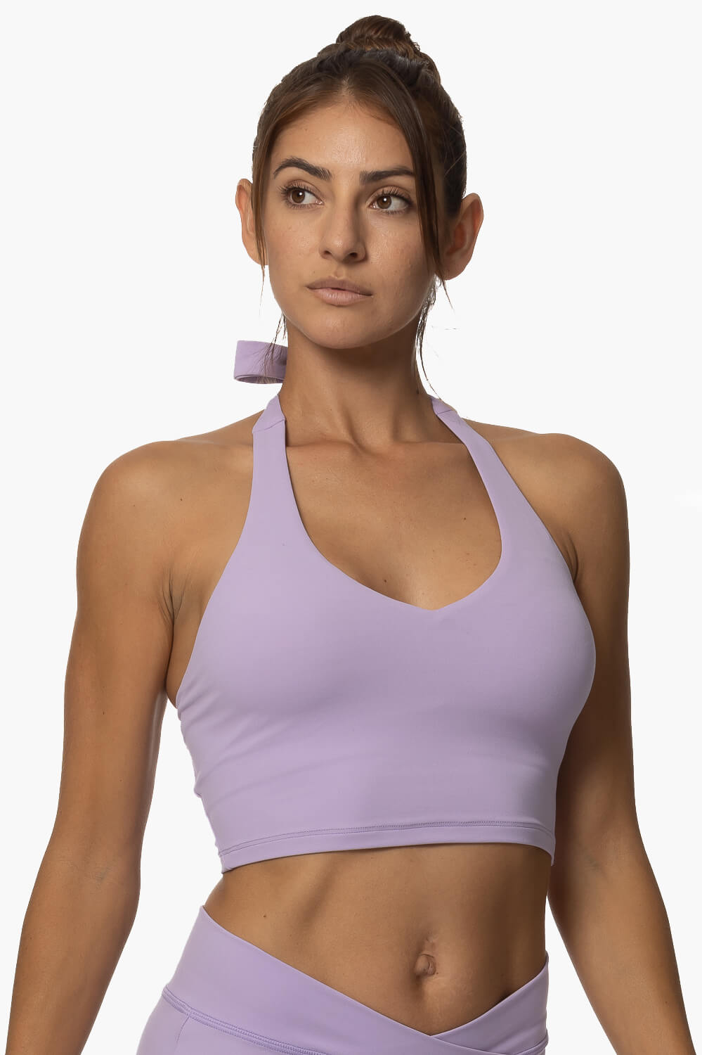  Honolua Halter Sports Bra - Taro