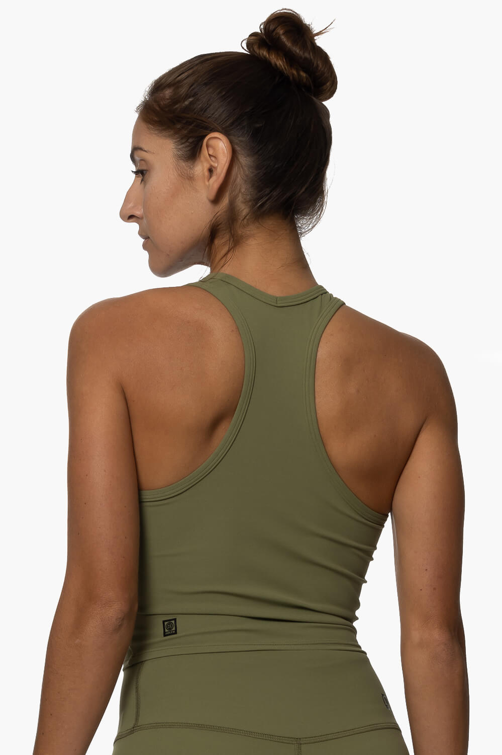  Kinzie Fitted Tank Top - Moss