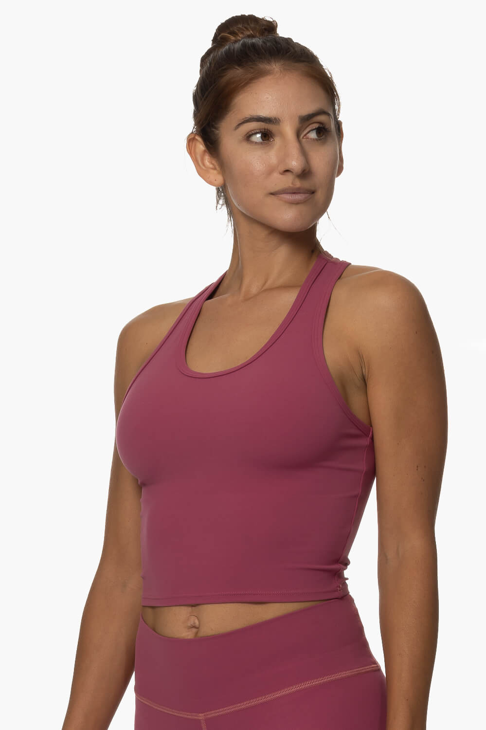  Kinzie Fitted Tank Top - Plum