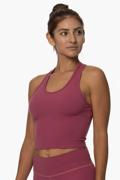  Kinzie Fitted Tank Top - Plum