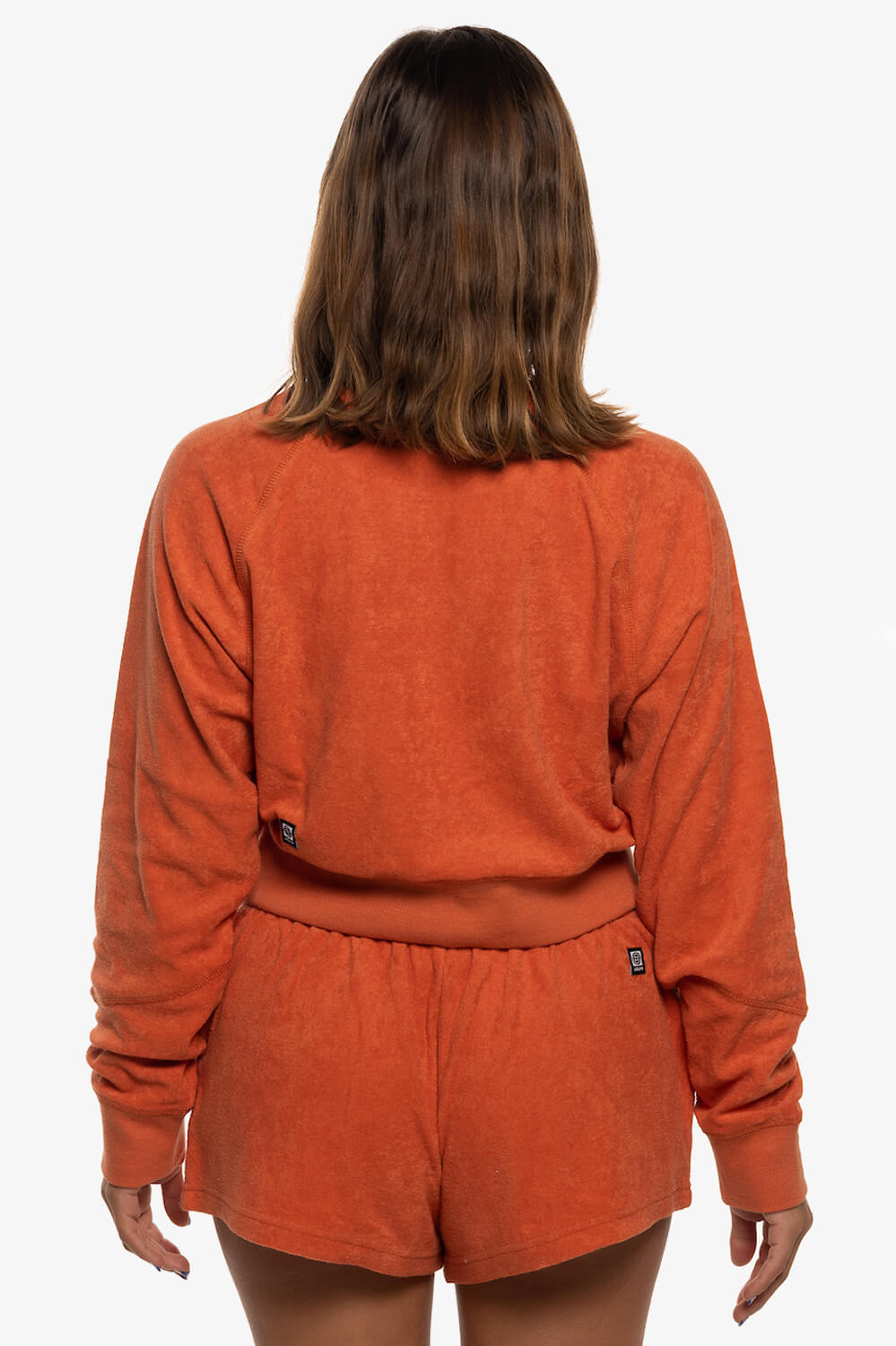  Madison Terry Cloth Cropped Crewneck - Riad