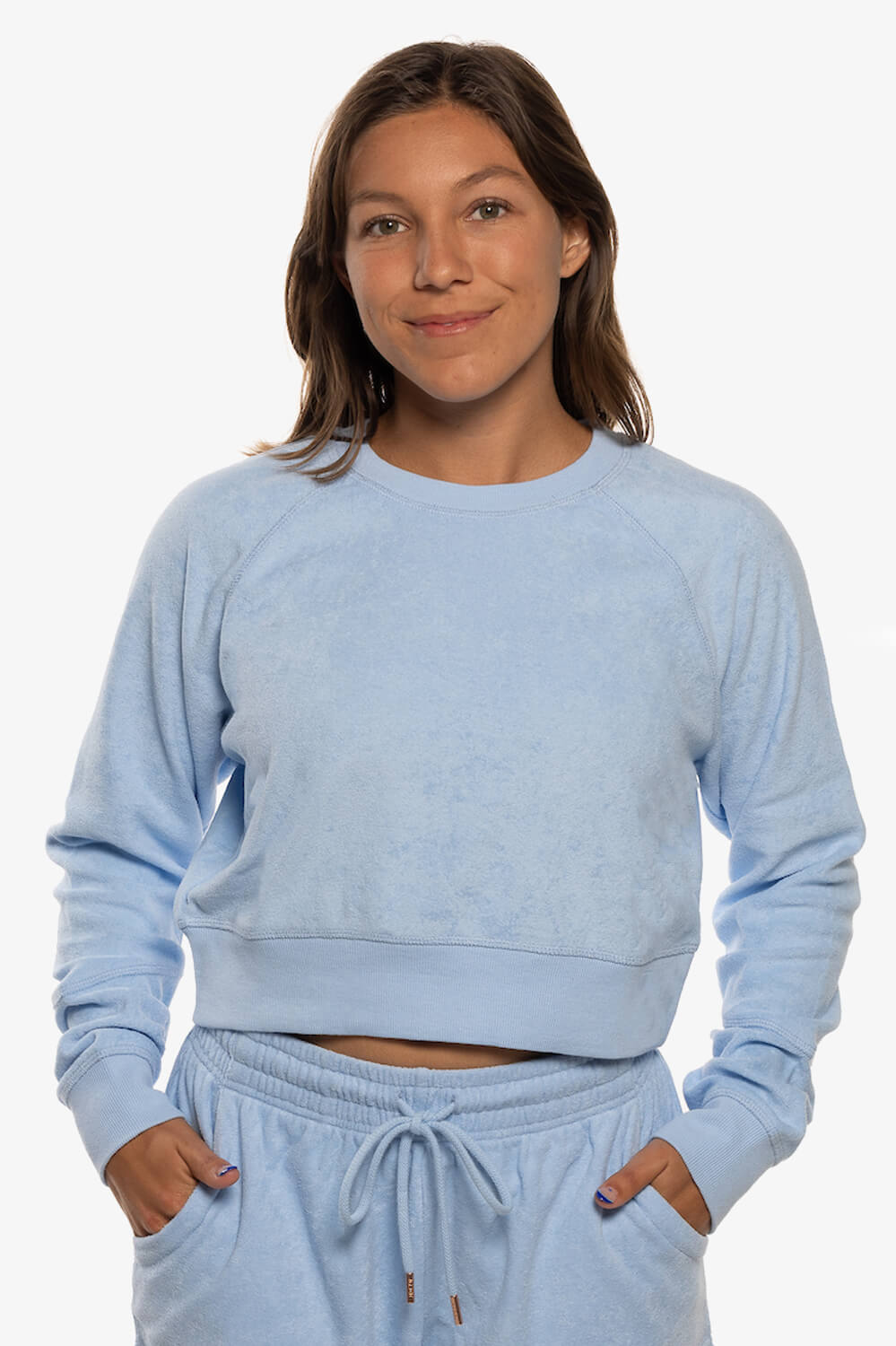  Madison Terry Crewneck - Sky