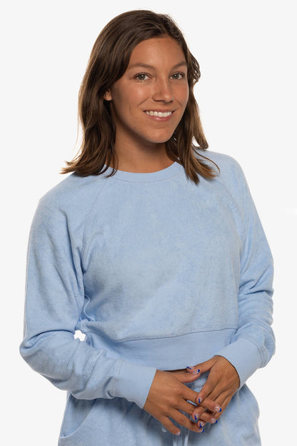  Madison Terry Crewneck - Sky