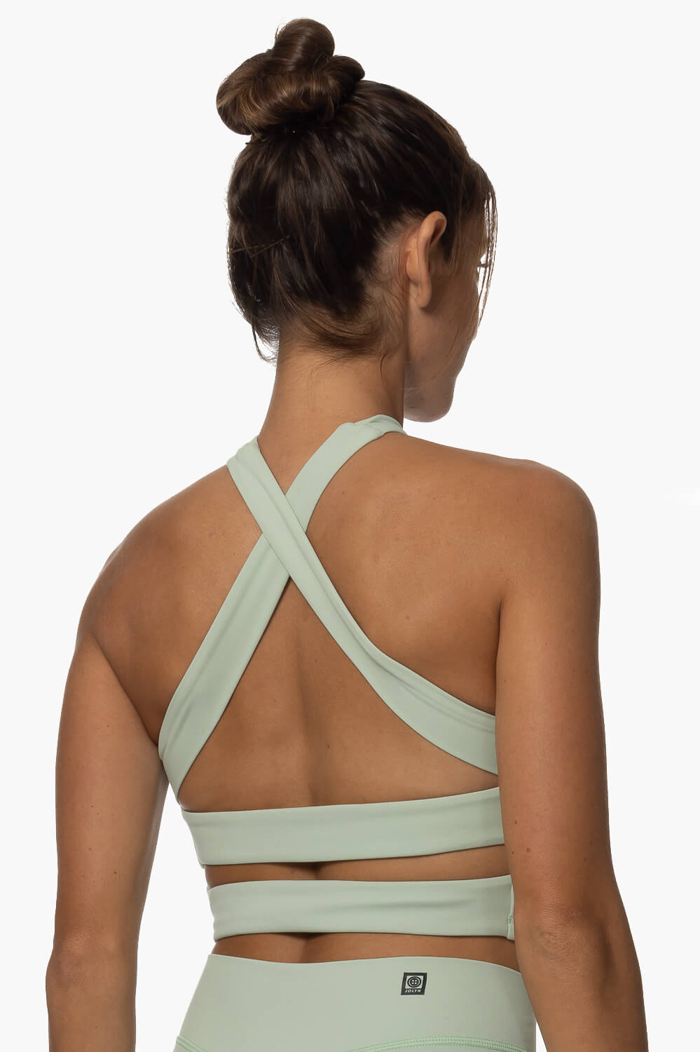  Pupukea Cross Over Sports Bra - Pistachio