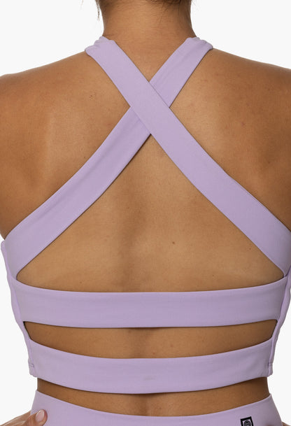  Pupukea Cross Over Sports Bra - Taro