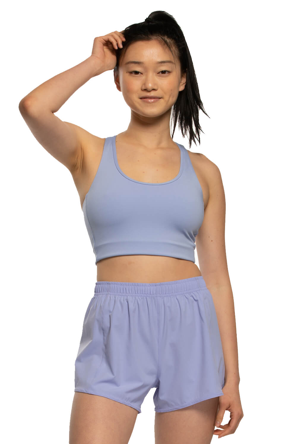  Janie High Waisted Run Short - Lavender