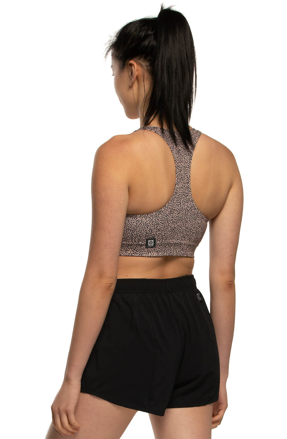  Janie High Waisted Run Short - Black
