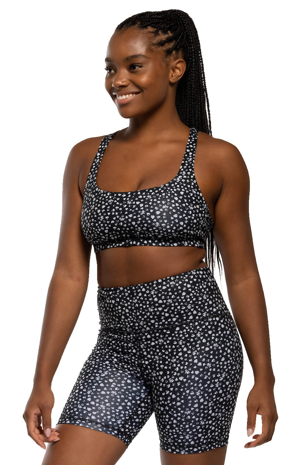  Kinley Bike Shorts - I Heart U