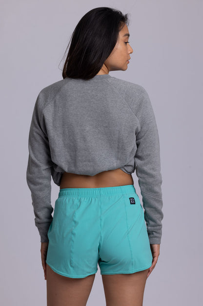  Janie 2.0 High Waisted Run Short - Turquoise