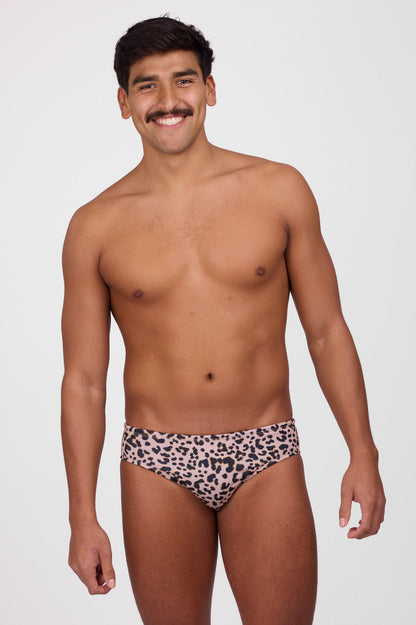  BROLYN Swim Brief - Leopard