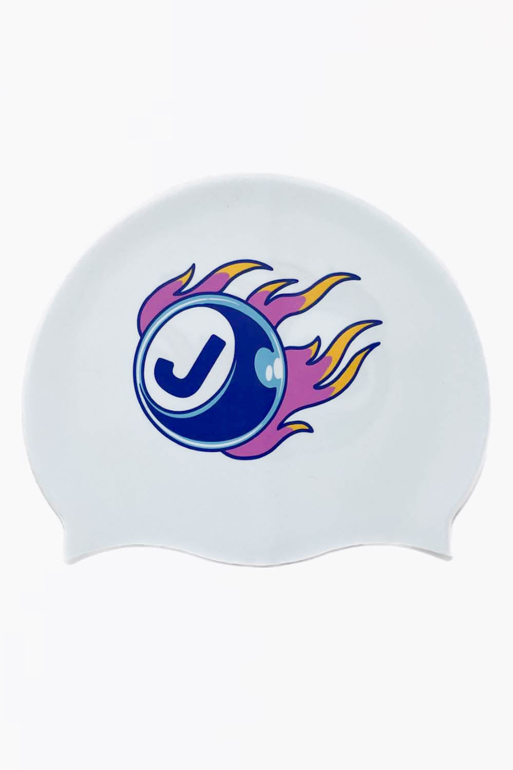  Silicone Swim Cap - 8Ball