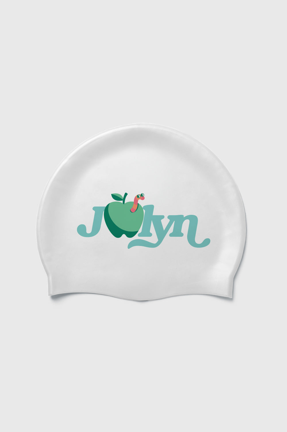  Silicone Swim Cap - Apple
